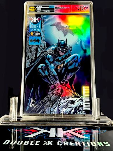 BATMAN Bat Signal Comic Sized Foil Slab Cover