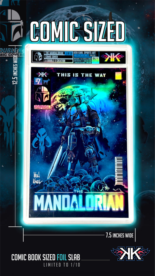 The MANDALORIAN Comic Cover Slab 1:25