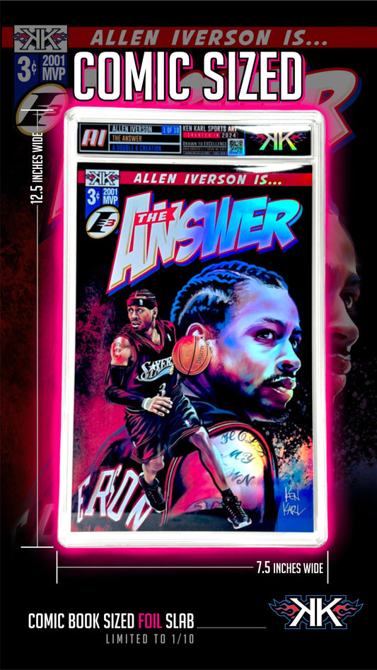 Allen Iverson Comic Cover Slab 1:25