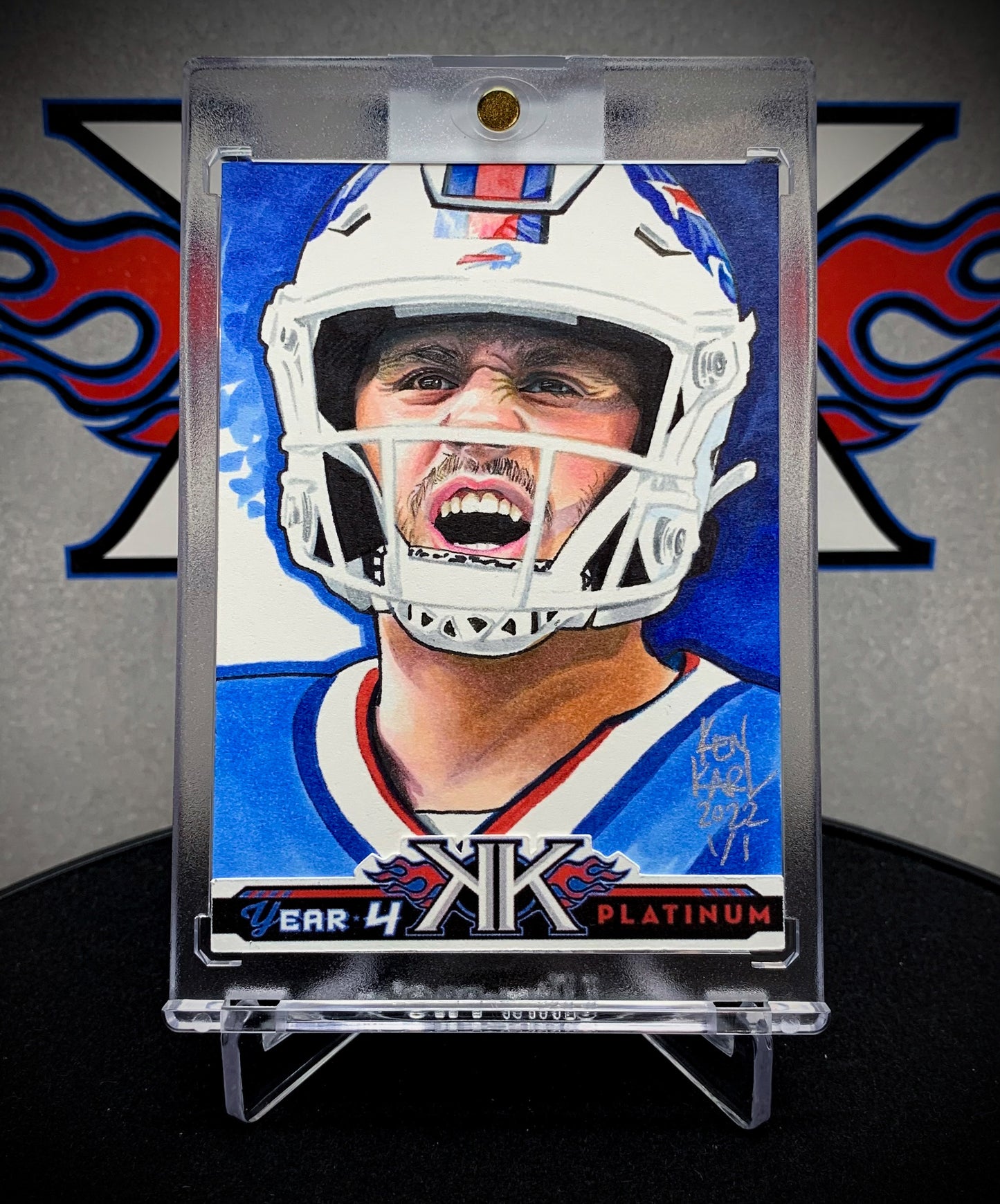 Josh Allen 1/1 Sketch Card