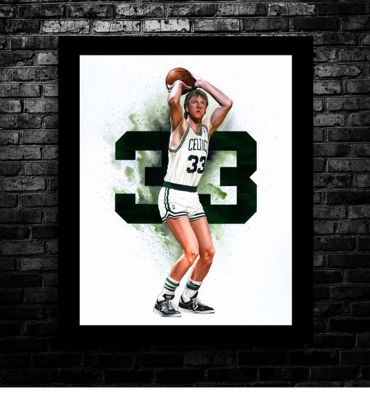 Larry Bird Limited Edition Print