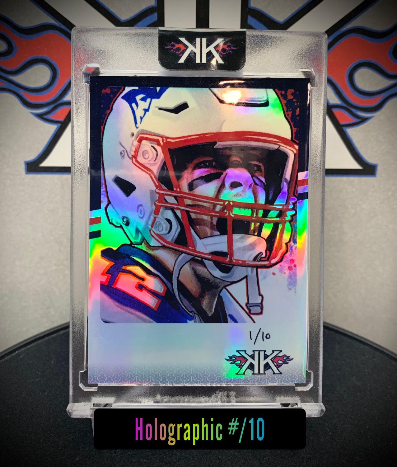 Tom Brady Limited Edition Card Art