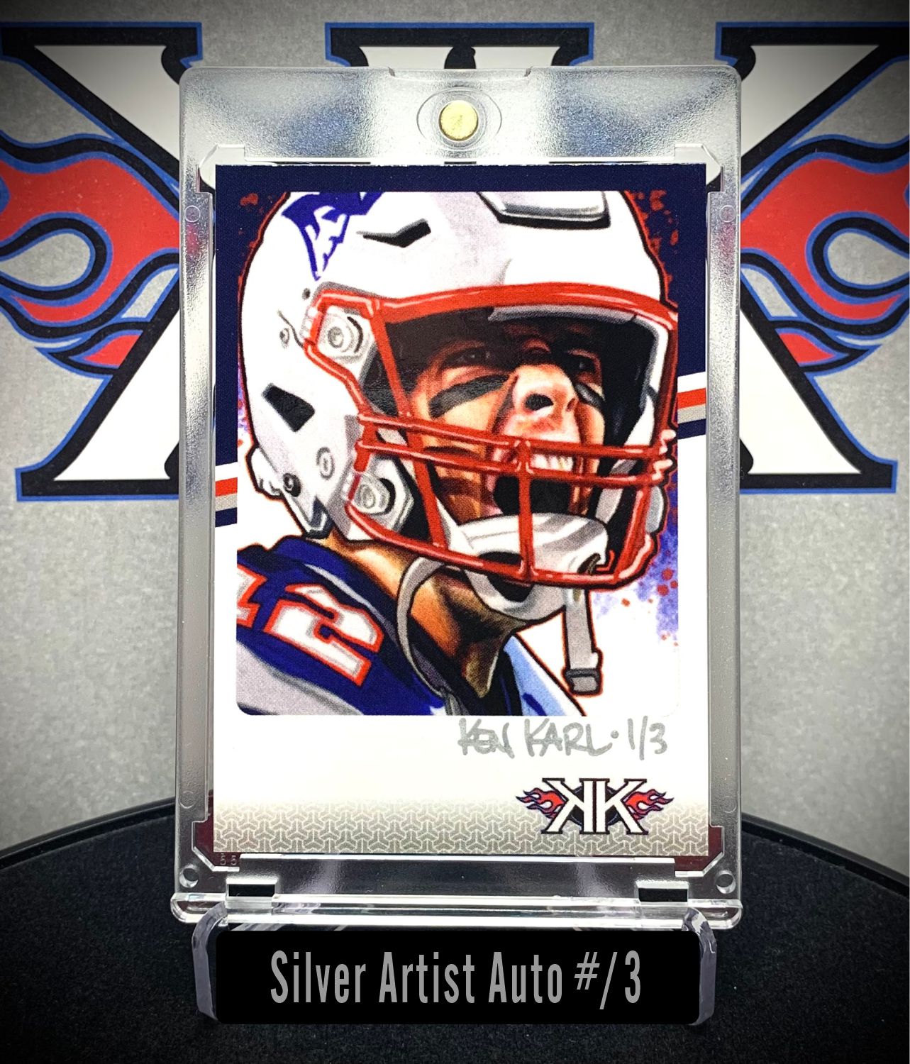 Tom Brady Limited Edition Card Art