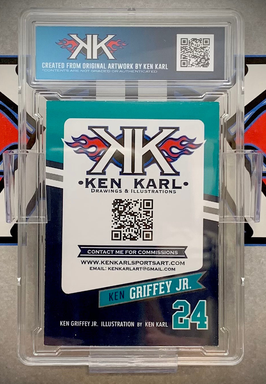 Ken Griffey Jr. Comic book cover limited edition cards