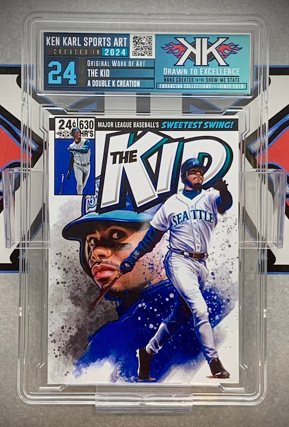 Ken Griffey Jr. Comic book cover limited edition cards