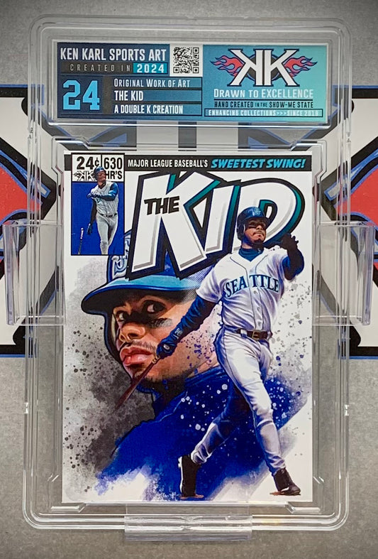 Ken Griffey Jr. Comic book cover limited edition cards