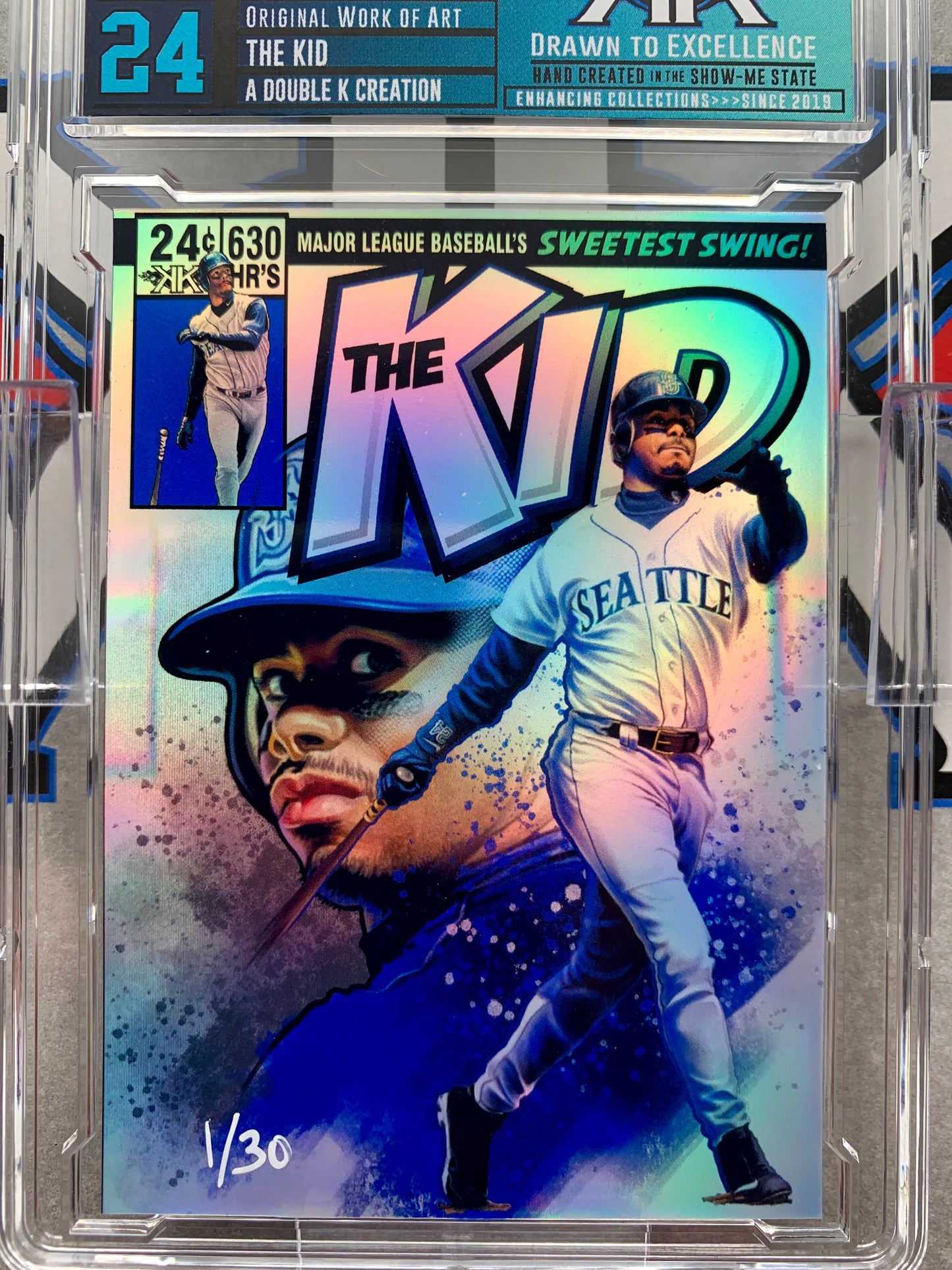 Ken Griffey Jr. Comic book cover limited edition cards