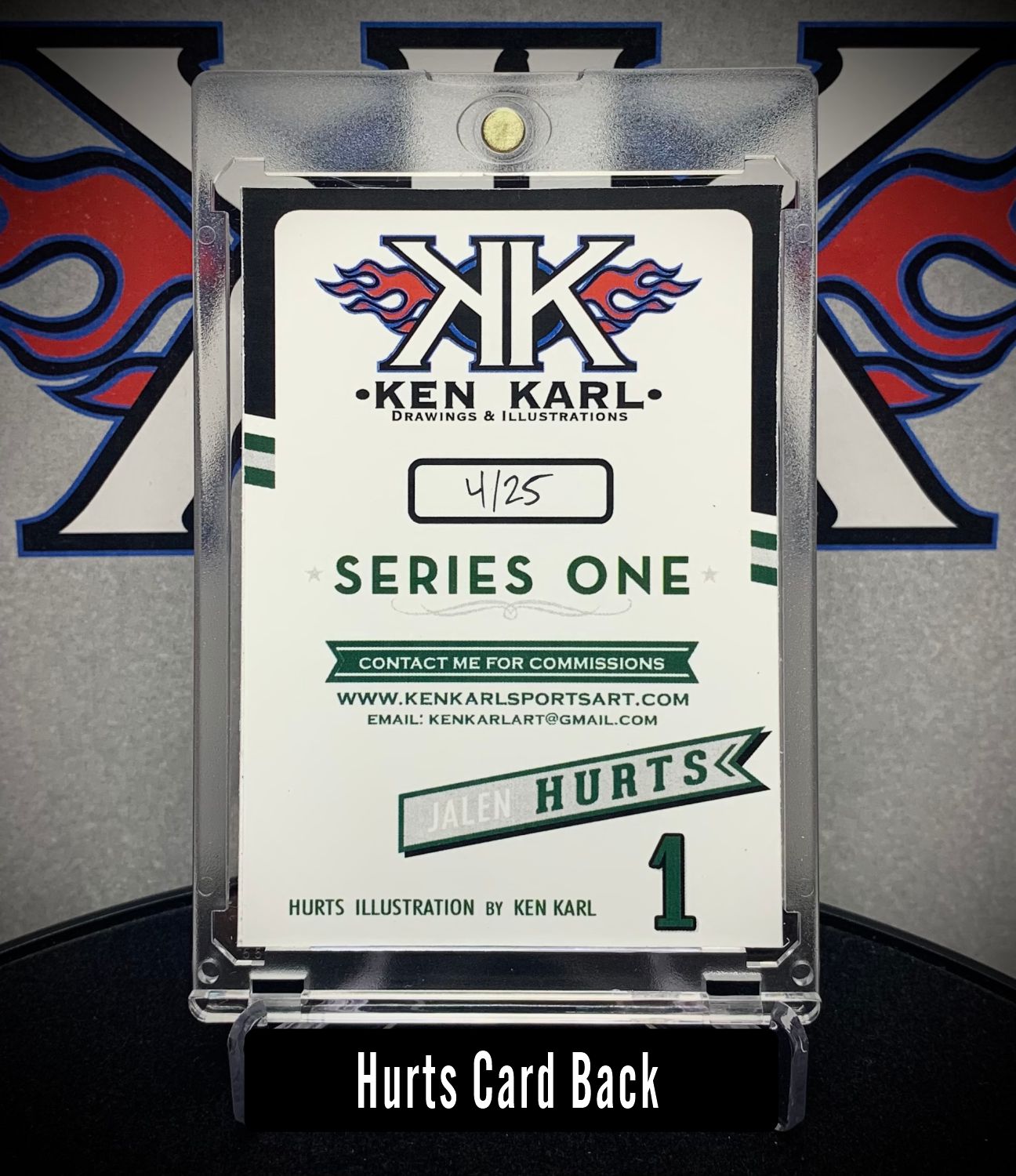 Jalen Hurts Limited Edition Card Art
