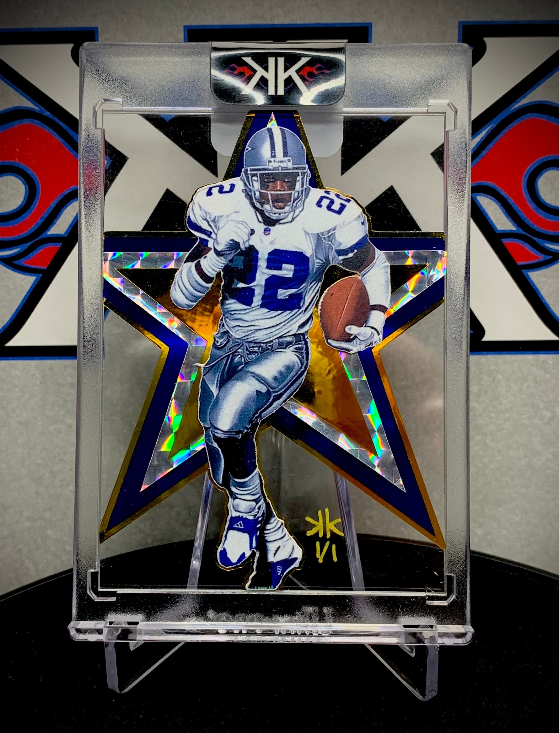 Emmitt Smith Autographed Dallas Cowboys #22 Framed Jersey - Navy –  Signature Sports Marketing