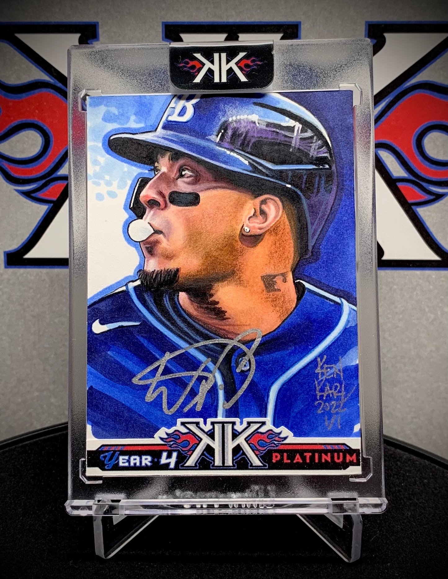 Wander Franco AUTOGRAPHED 1/1 Sketch Card