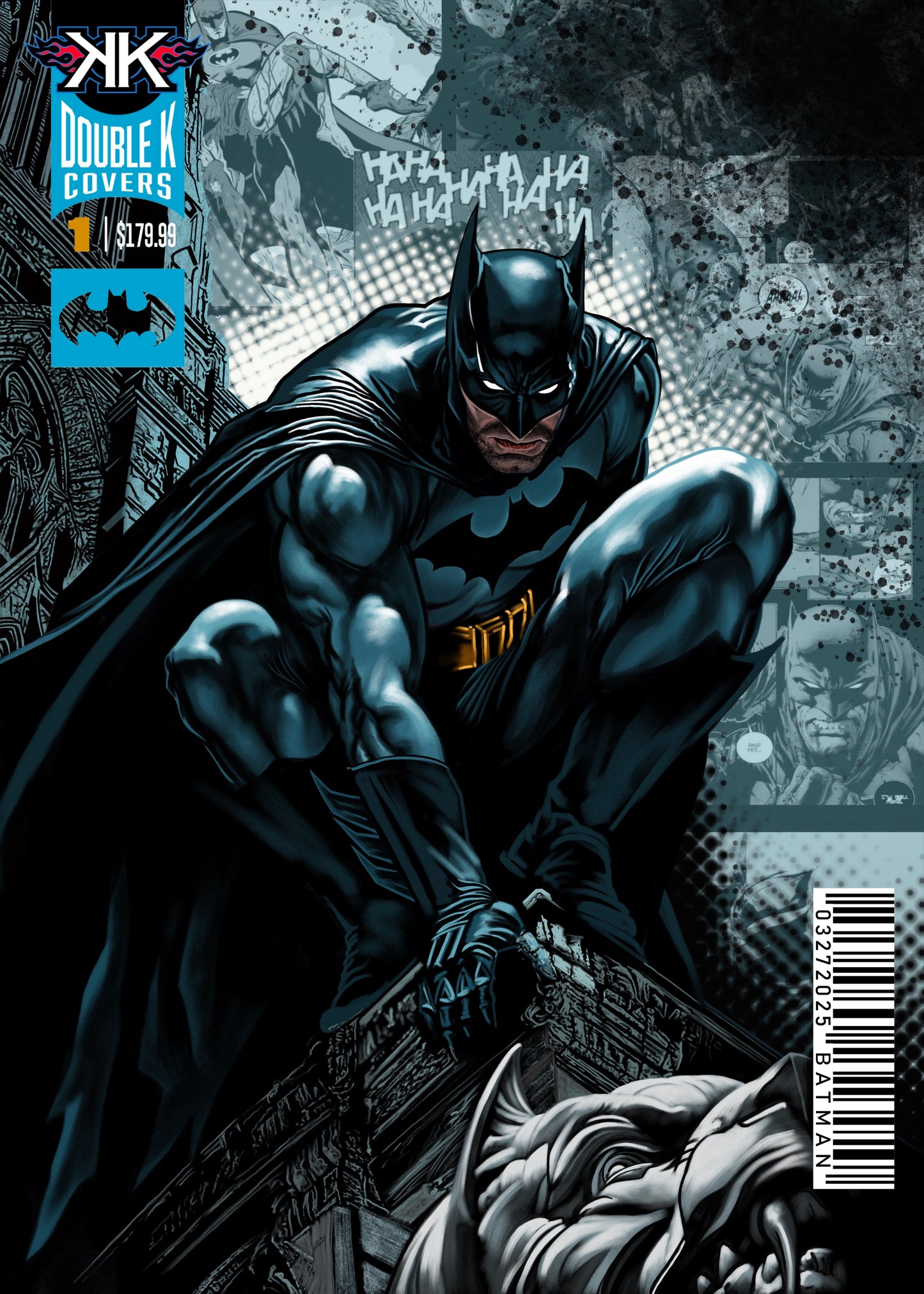 BATMAN Comic Panels Comic Sized Foil Slab Cover