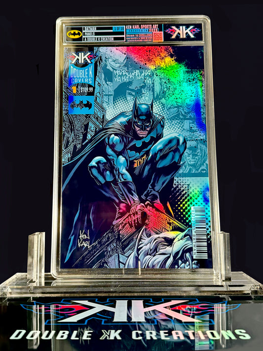 BATMAN Comic Panels Comic Sized Foil Slab Cover