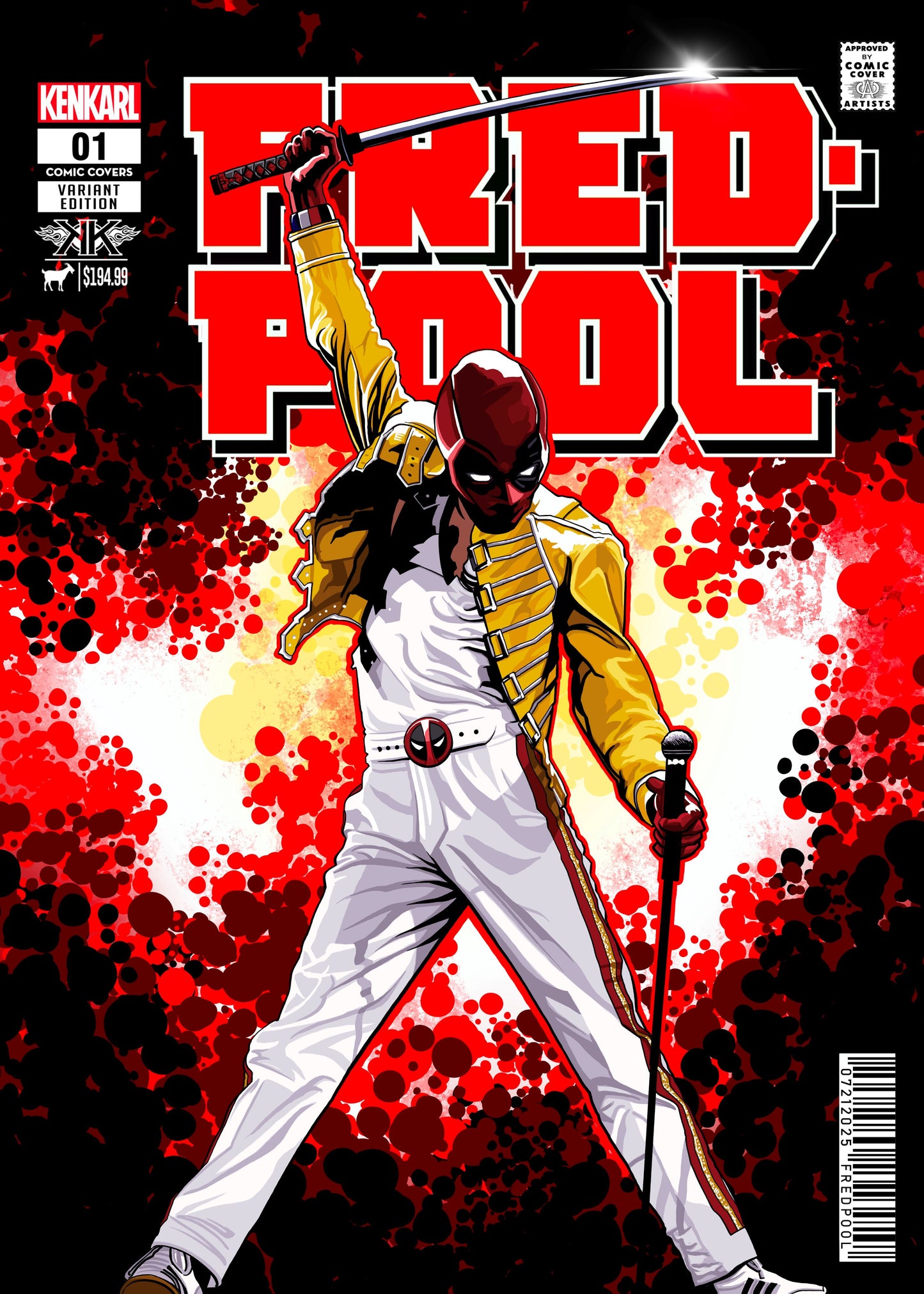 FREDPOOL 1:1:15 holographic card sized artwork