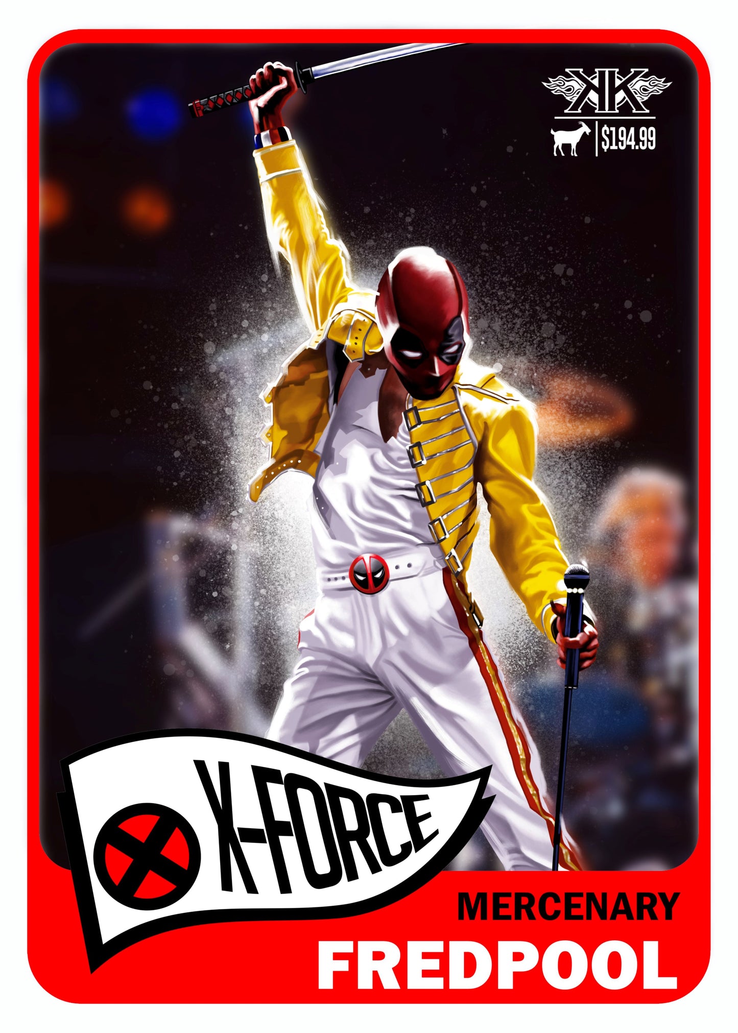 FREDPOOL 1:1:15 holographic card sized artwork