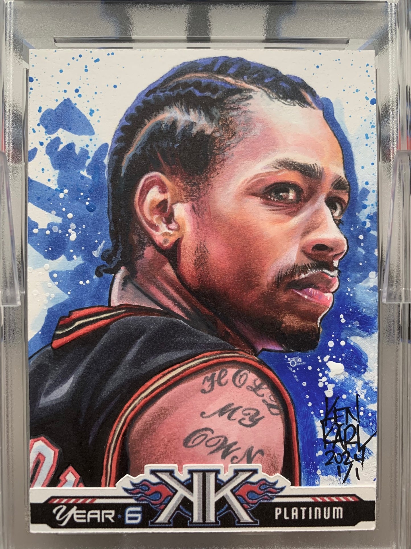 Allen Iverson 1/1 Art Card