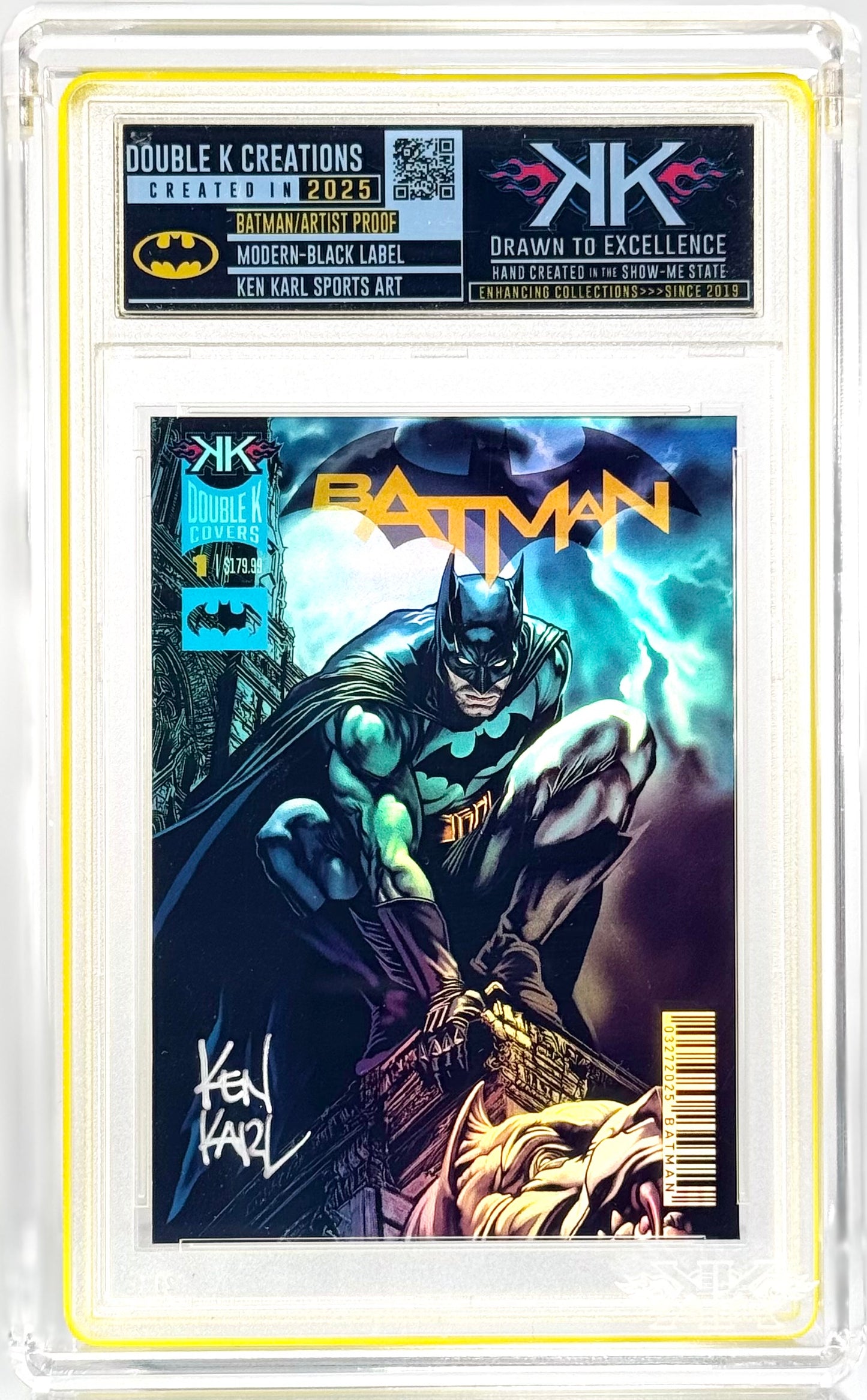 Batman 1/1 card sized artwork