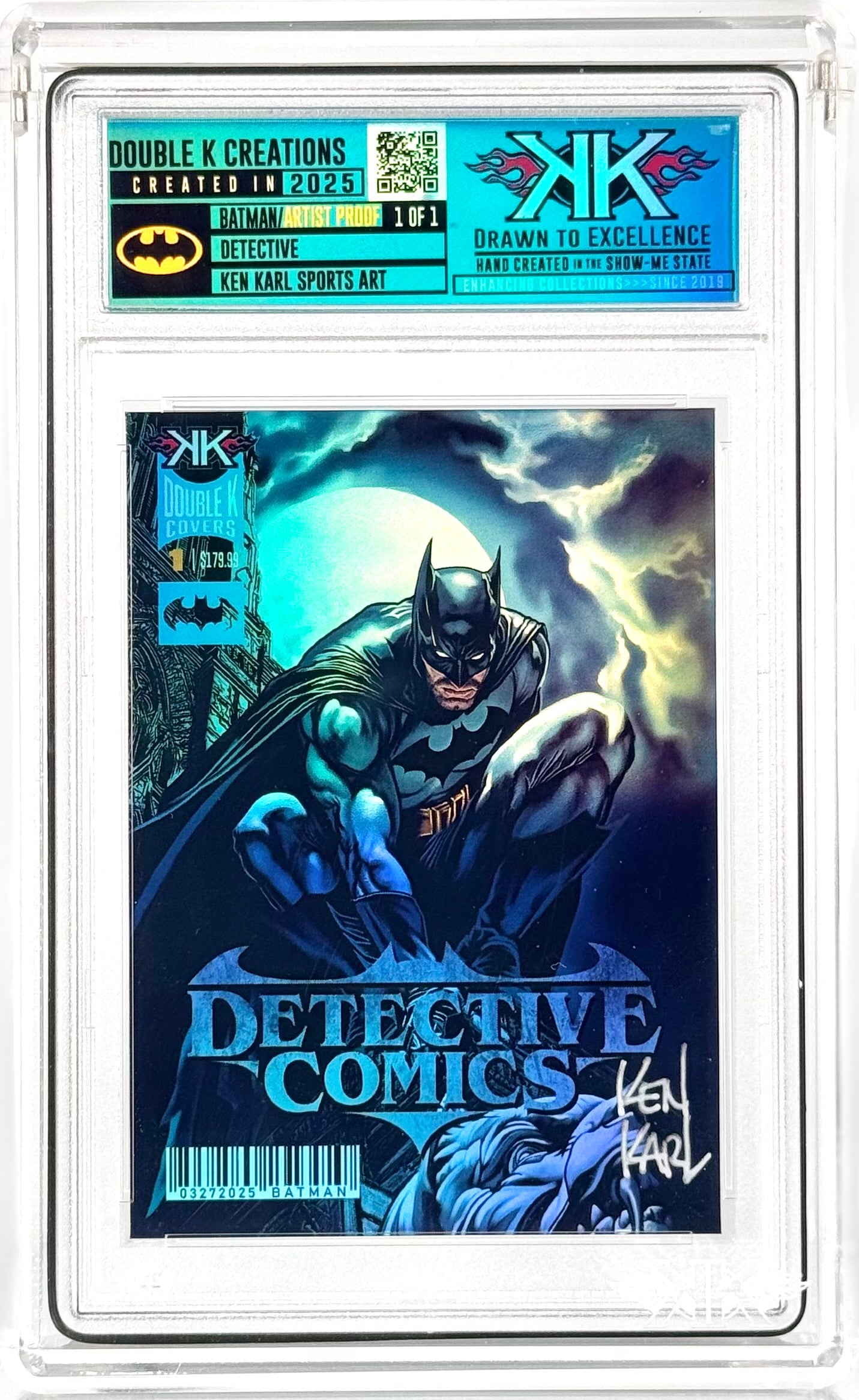 Batman 1/1 card sized artwork