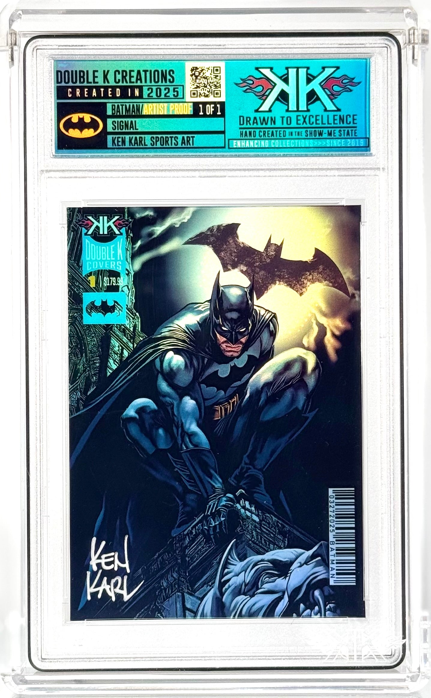 Batman 1/1 card sized artwork
