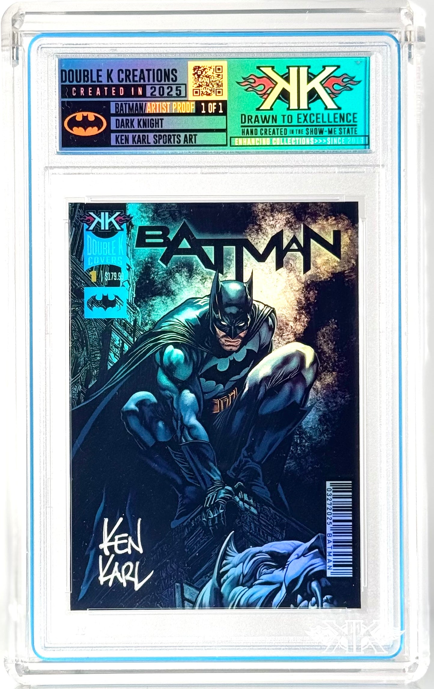 Batman 1/1 card sized artwork