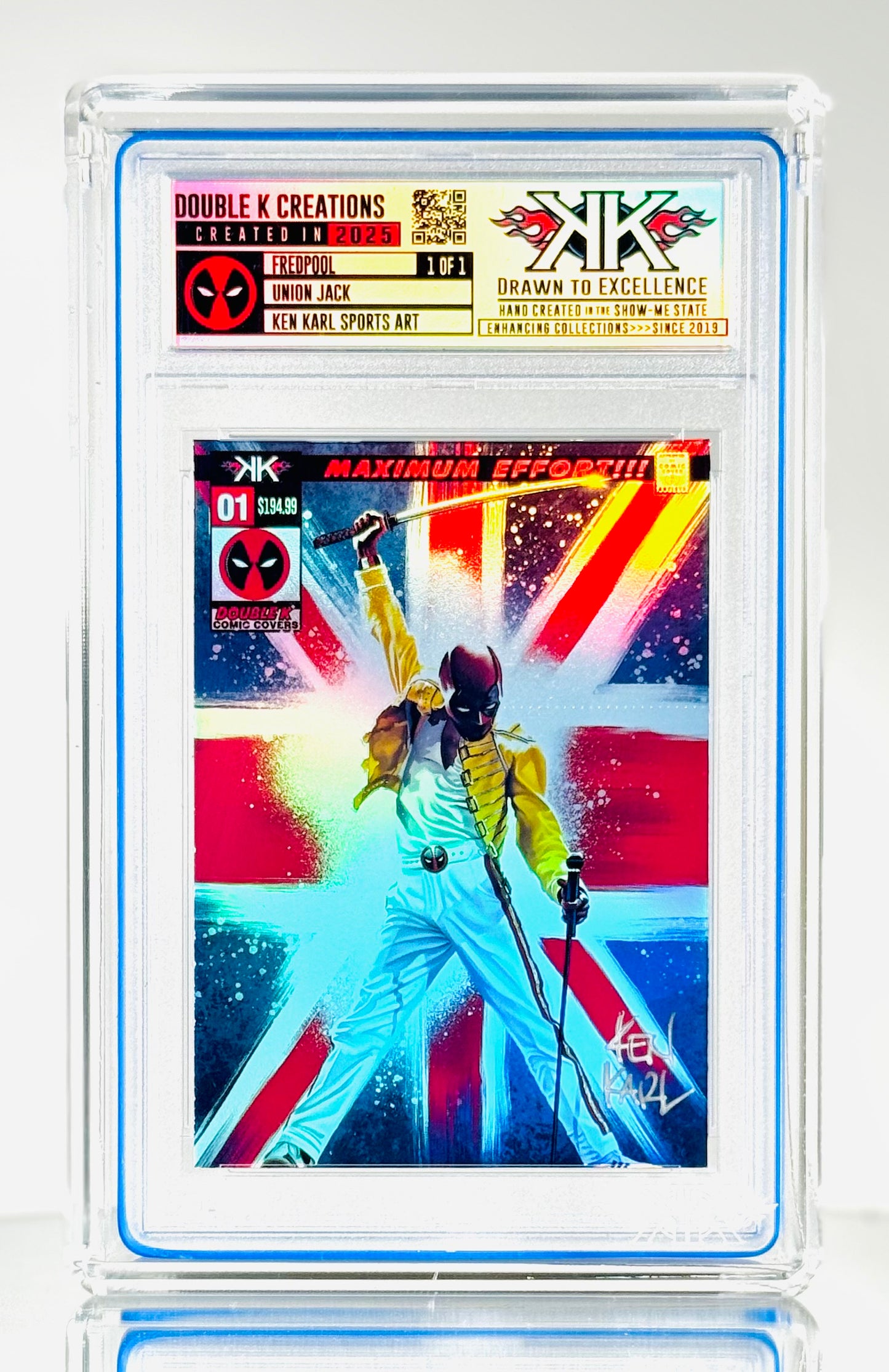 FREDPOOL 1:1:15 holographic card sized artwork