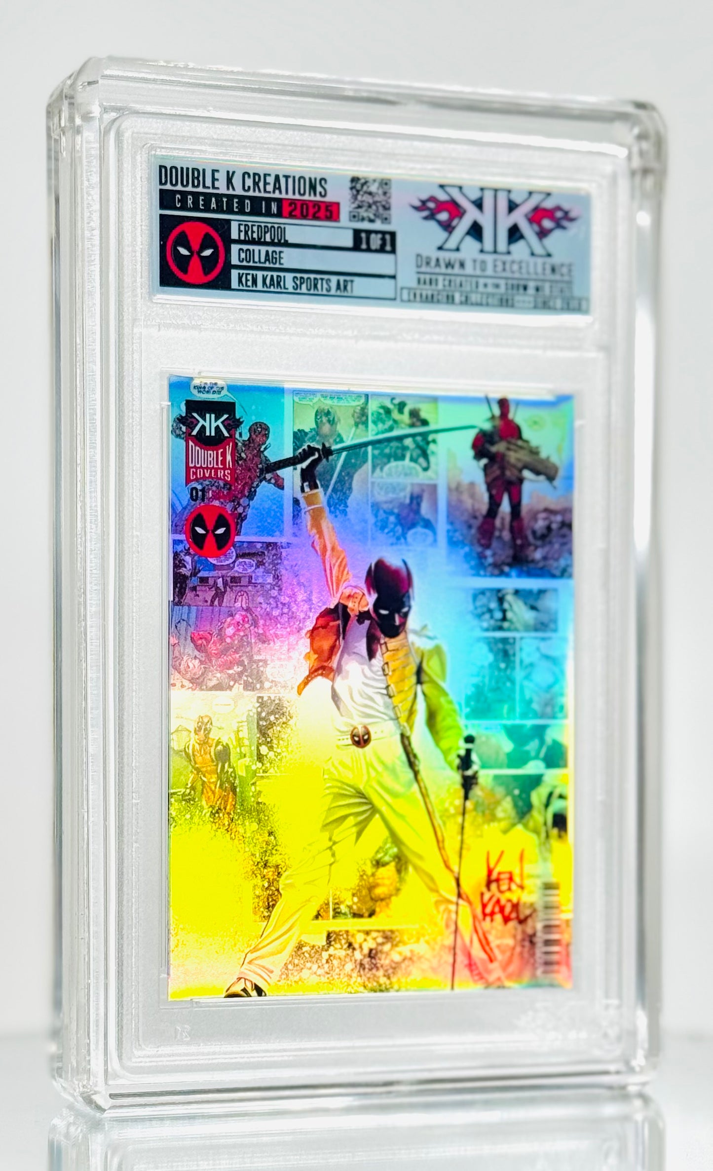 FREDPOOL 1:1:15 holographic card sized artwork
