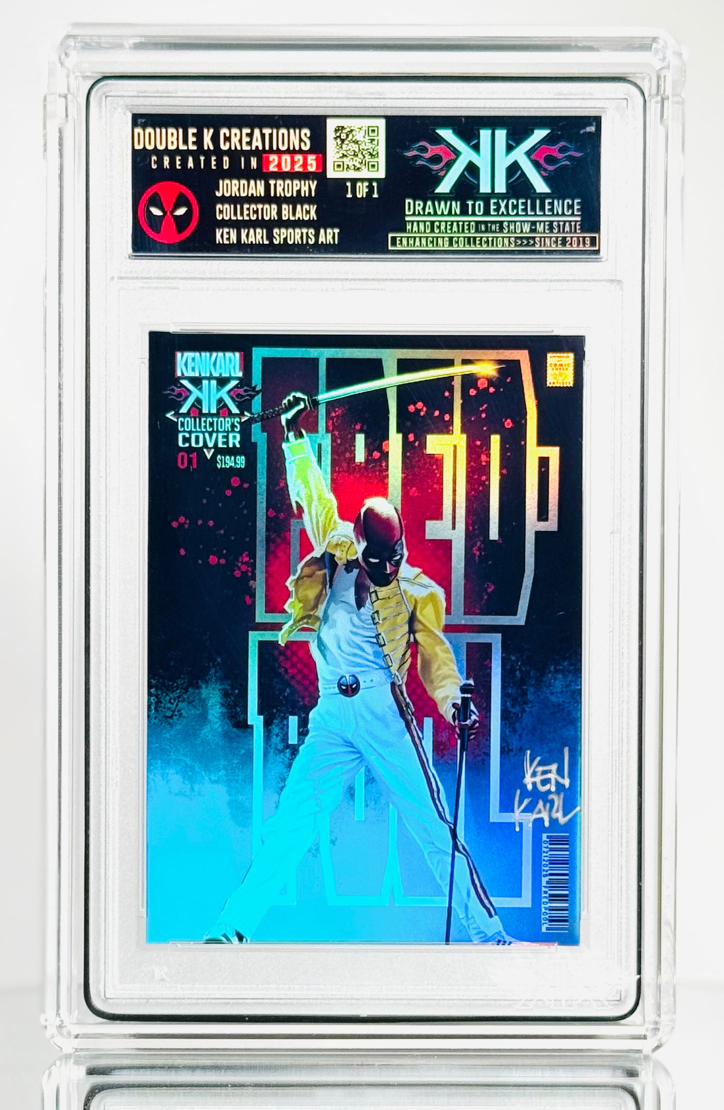 FREDPOOL 1:1:15 holographic card sized artwork