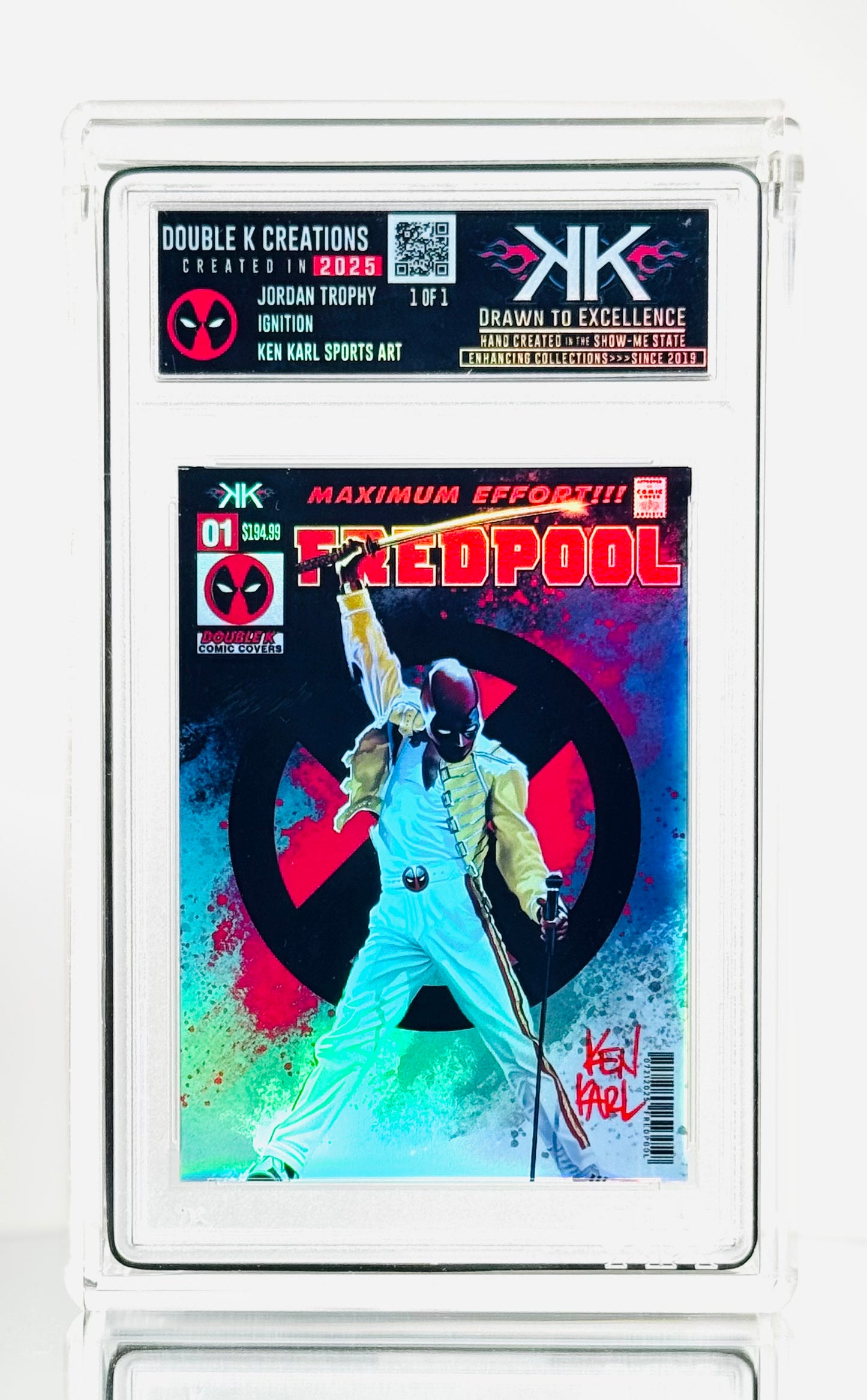 FREDPOOL 1:1:15 holographic card sized artwork
