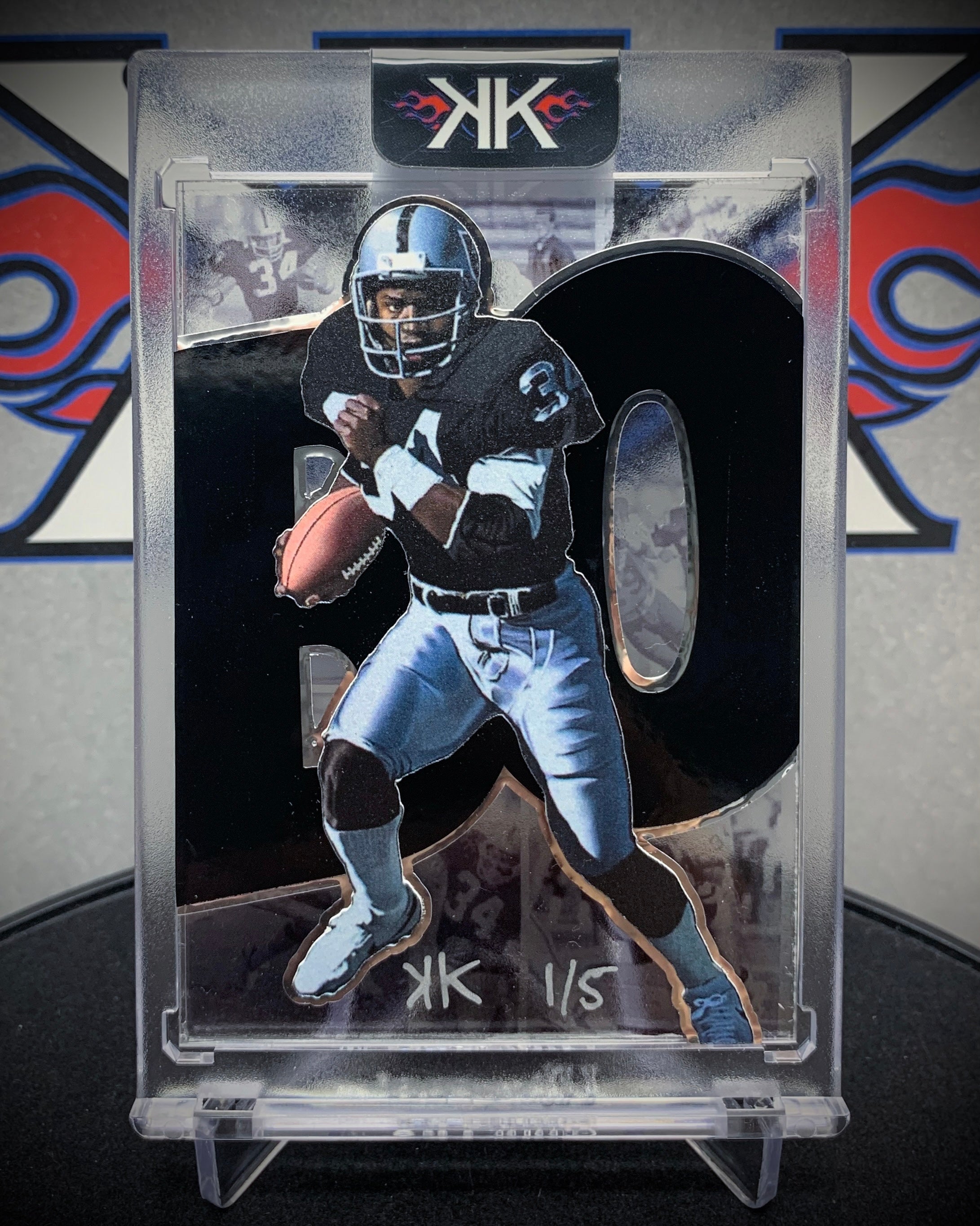 Barry Sanders NFL Cardart ICE – Ken Karl Sports Art