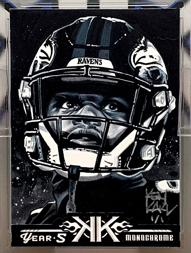Lamar Jackson 1/1 Art Card