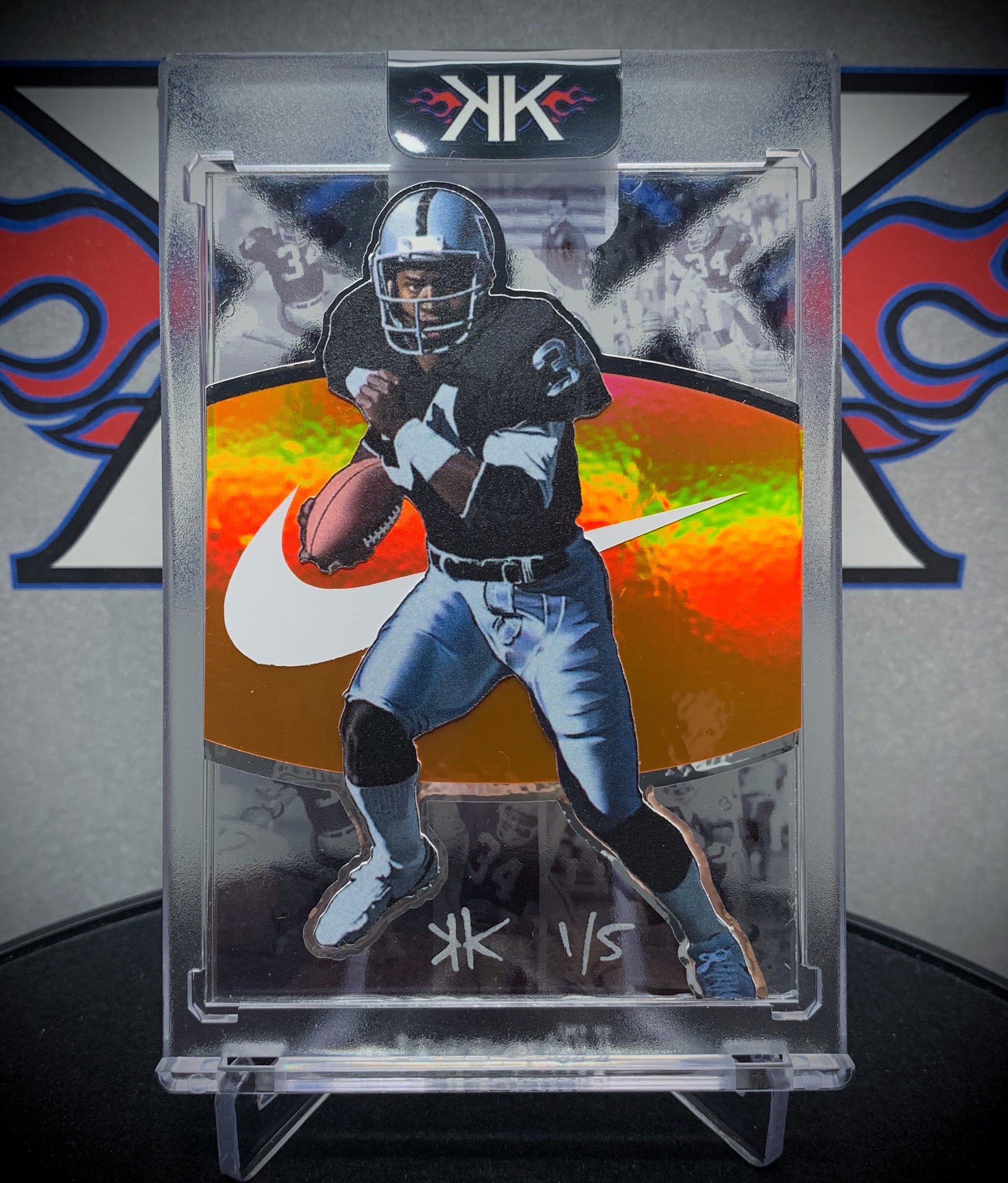 Bo Jackson NFL shield Cardart ICE – Ken Karl Sports Art