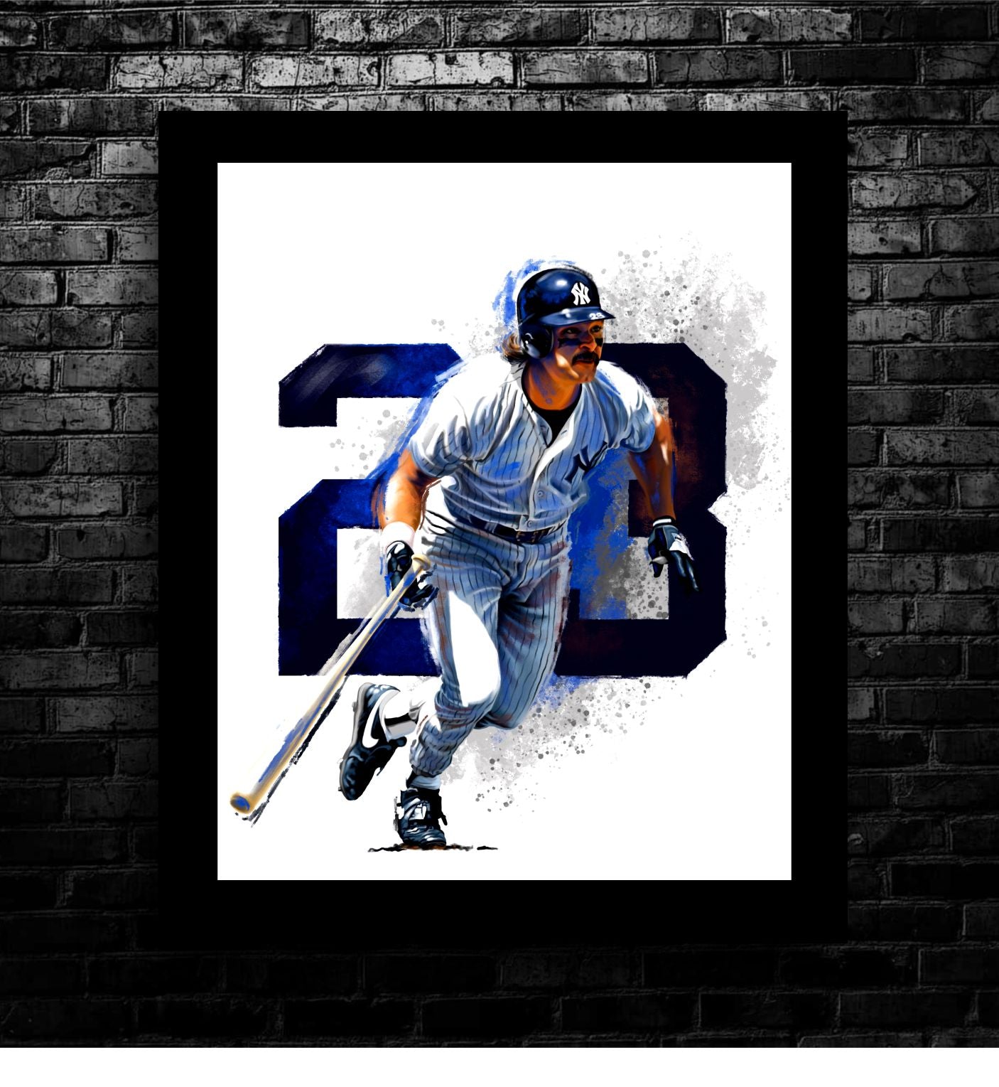 Don Mattingly 23 Limited Edition Art Print