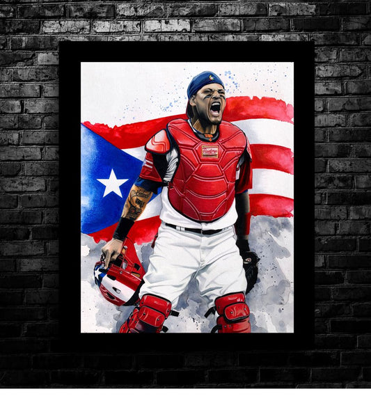 Yadier Molina Limited Edition Print