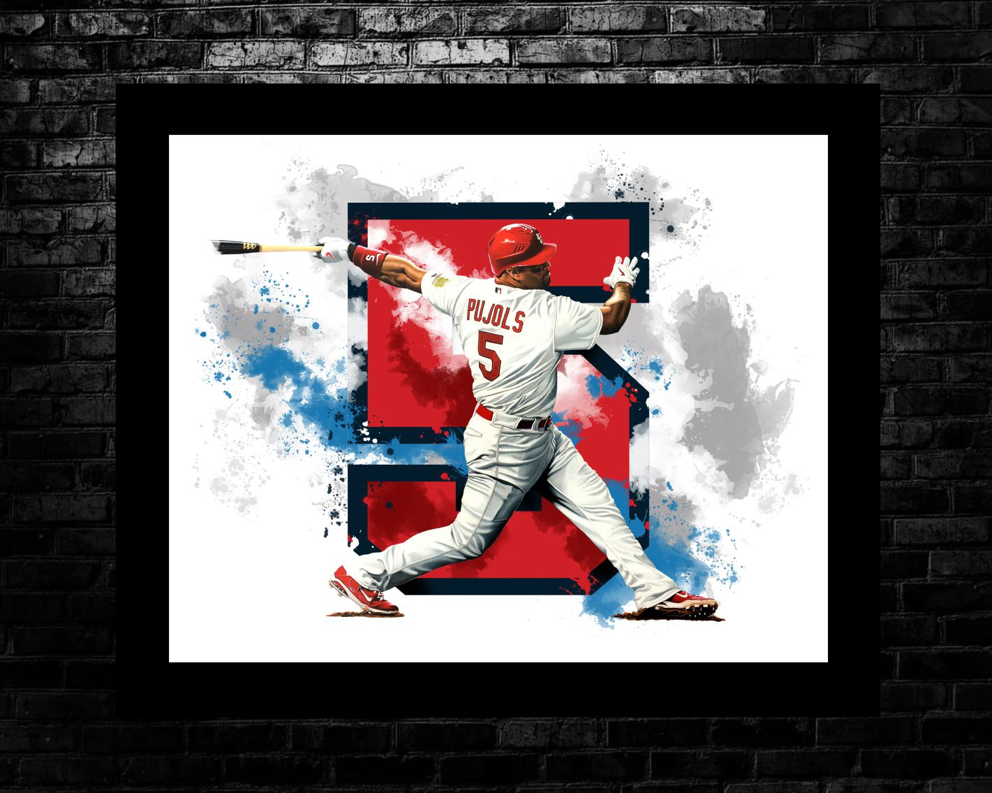 Albert Pujols Limited Edition Print