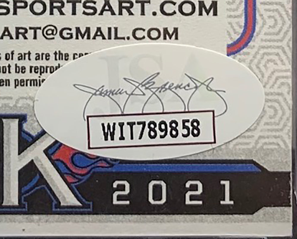 Jerry Rice AUTOGRAPHED 1/1 Sketch Card