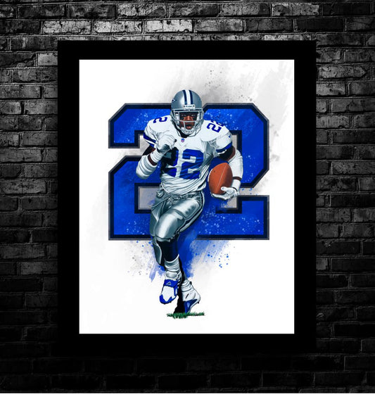 Emmitt Smith Limited Edition Print