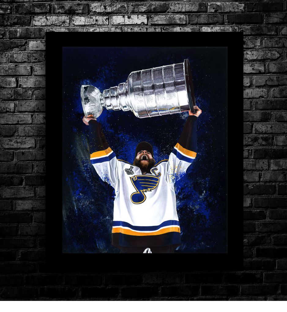 St. Louis Blues Stanley Cup Champions 14 X 18 Matted Design 