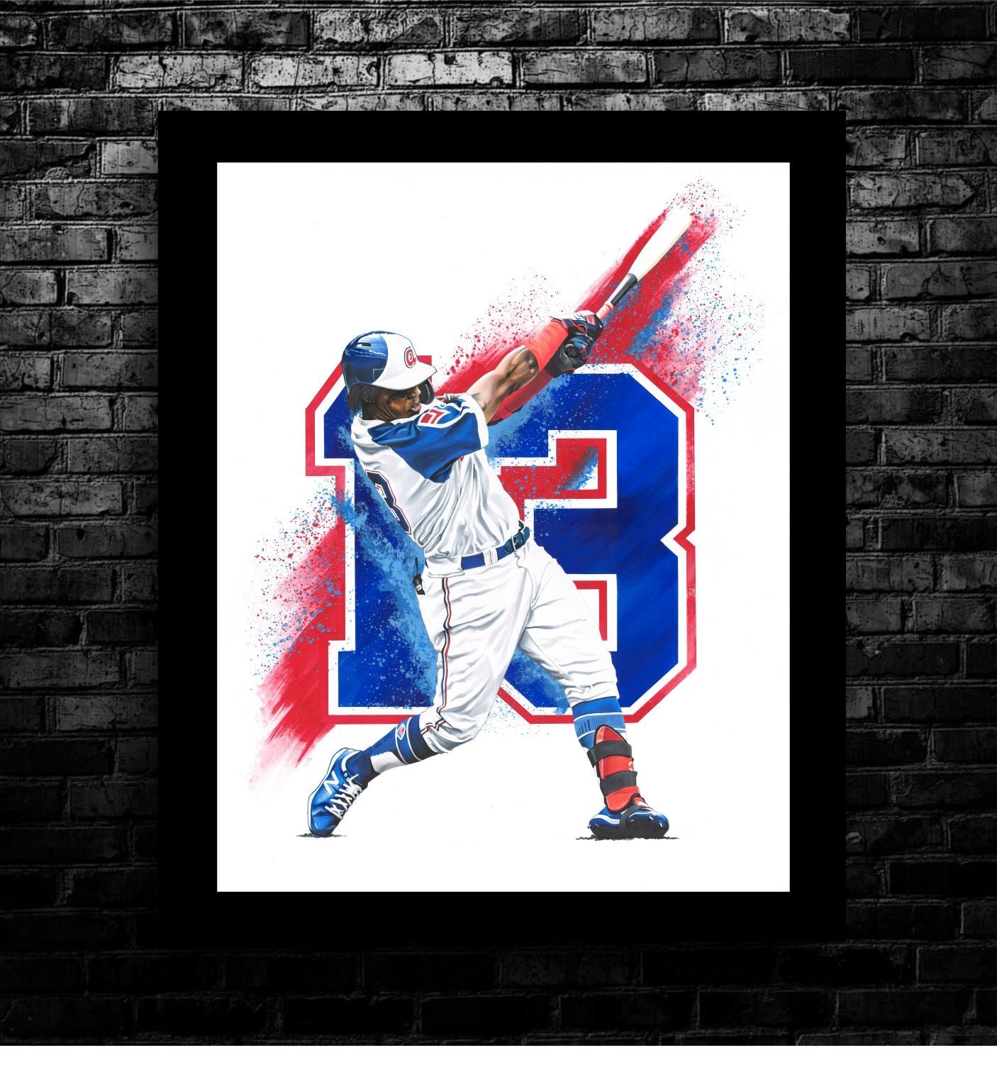 Ronald Acuña Jr. 13 Limited Edition Art Print