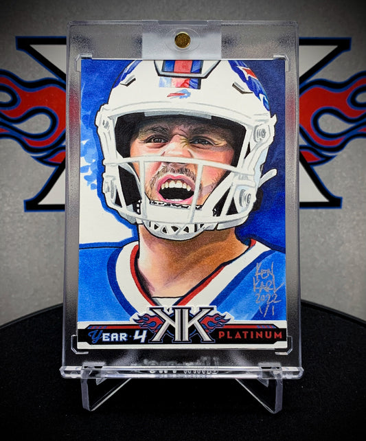 Josh Allen 1/1 Sketch Card