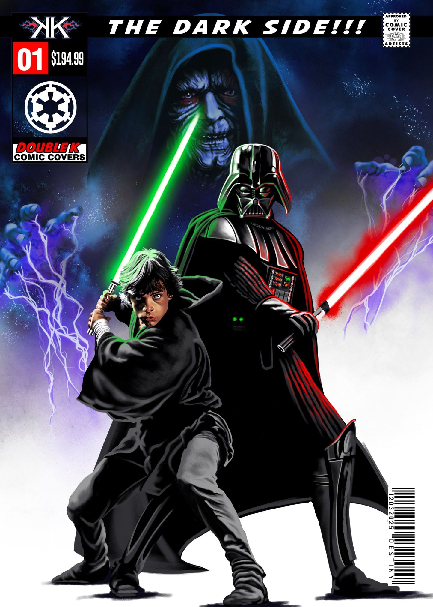 FULFILL YOUR DESTINY 1:1:15 holographic card sized artwork