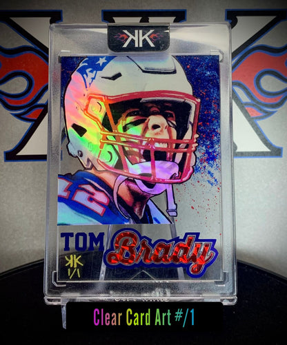 Tom Brady Limited Edition Card Art