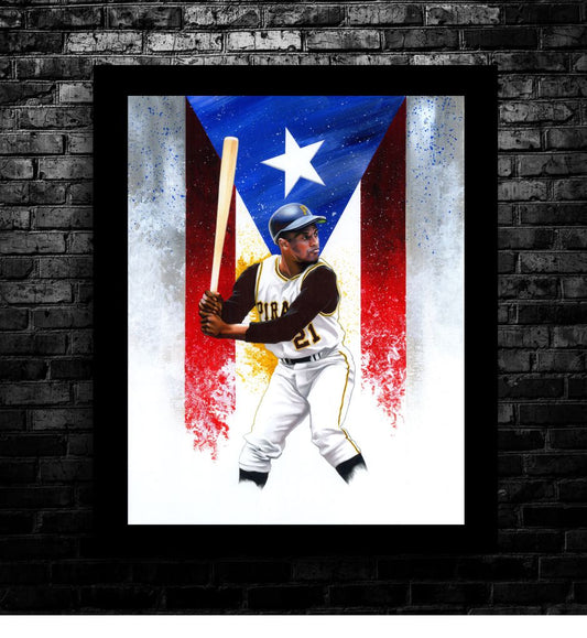 Roberto Clemente Limited Edition Print