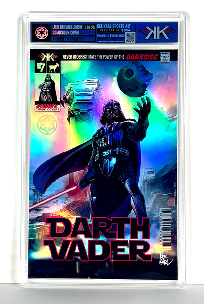 Darth Vader/AT-AT Comic Sized Foil Slab