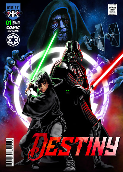 FULFILL YOUR DESTINY 1:1:15 holographic card sized artwork