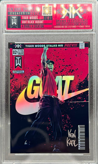 Tiger Woods 1/1 card art