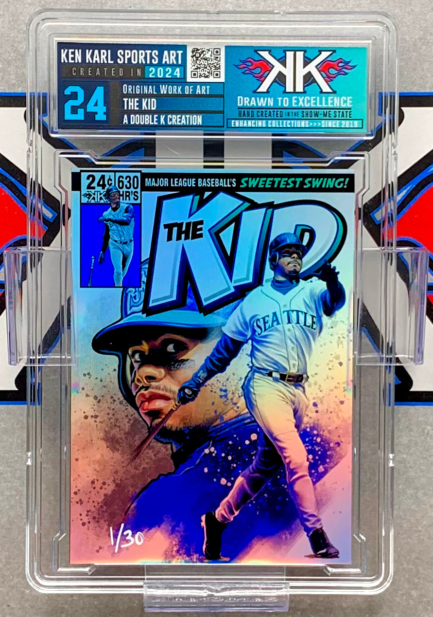 Ken Griffey Jr. Comic book cover limited edition cards