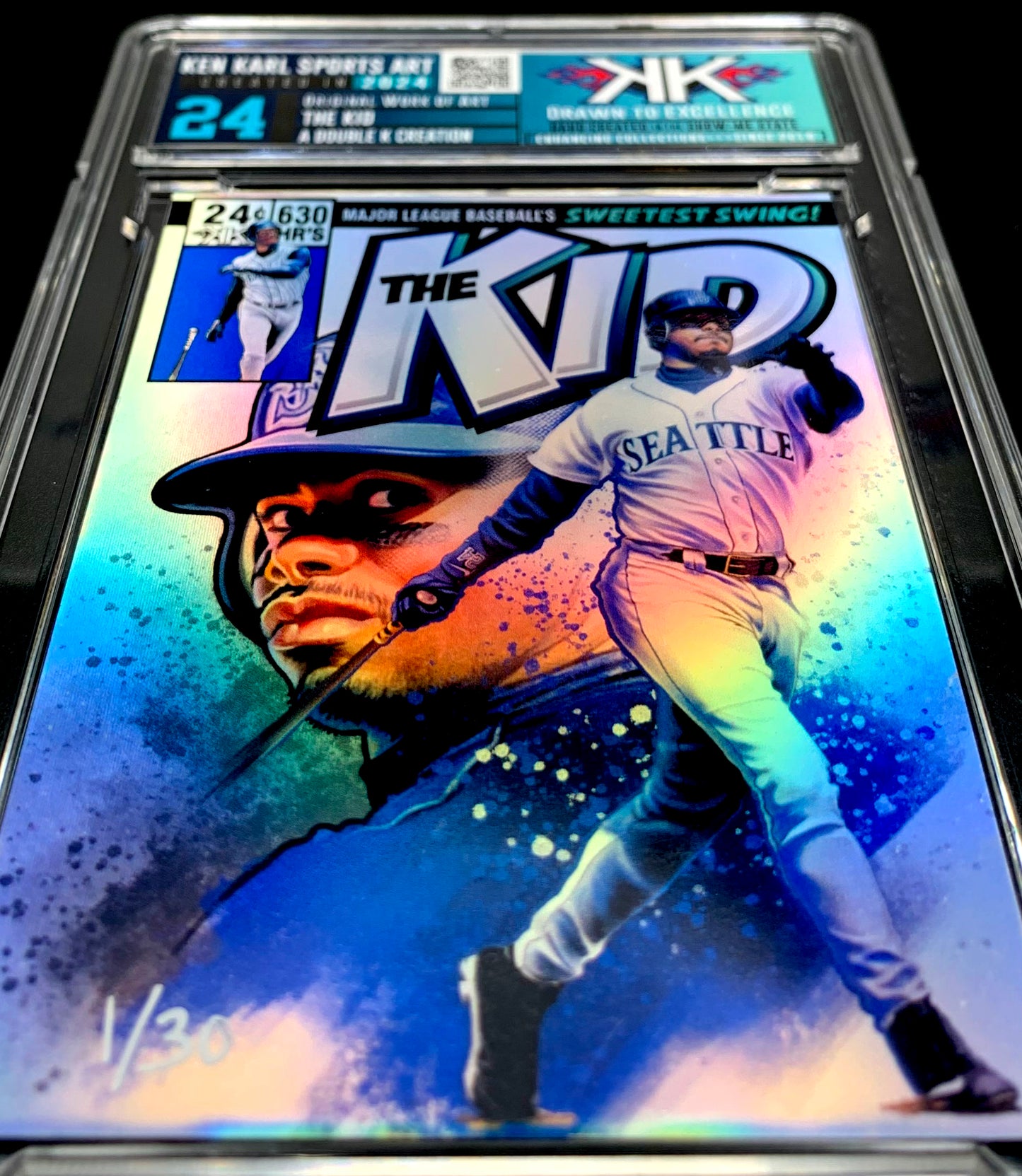 Ken Griffey Jr. Comic book cover limited edition cards