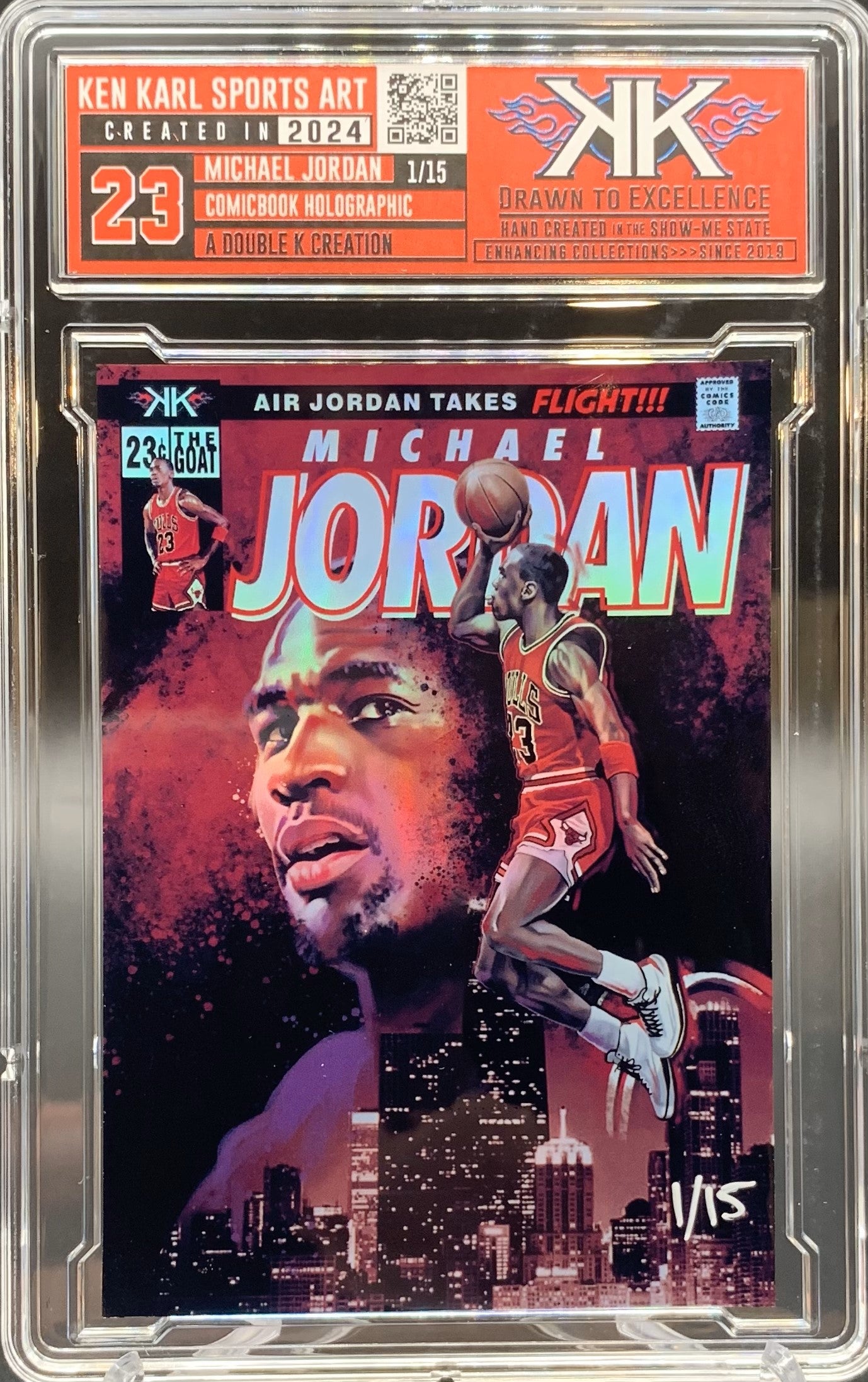 Michael Jordan 1/1 Cardart