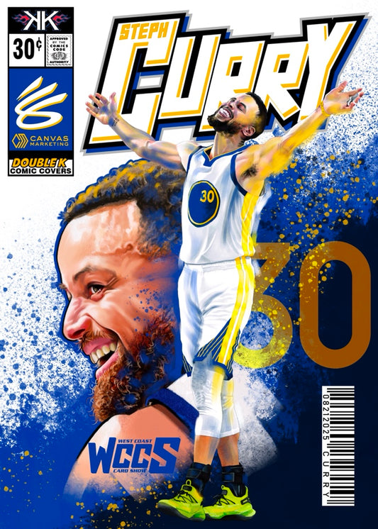 Steph Curry STEPHORTLESS comic sized foil slab