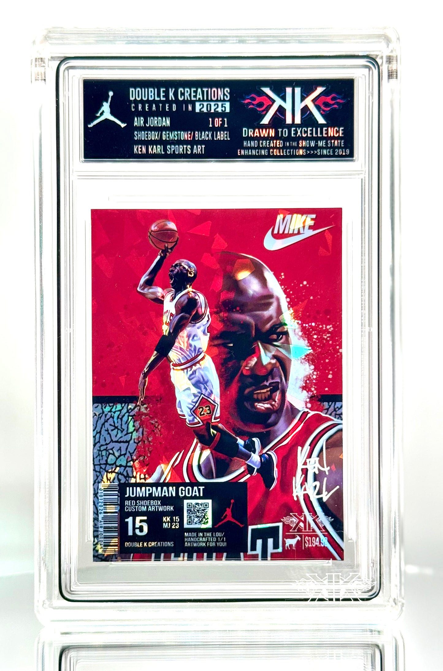 Air Jordan 1:1:15 custom art pieces