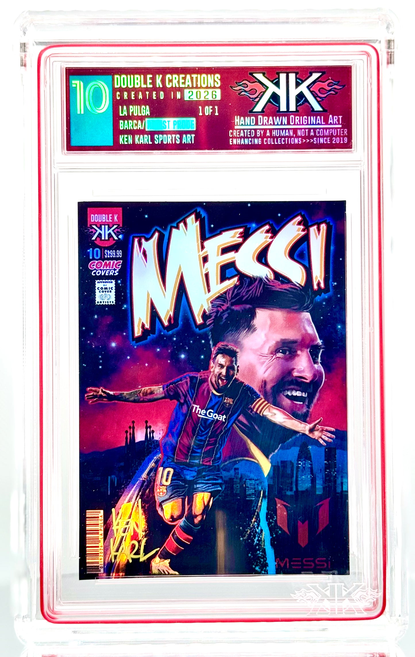 Messi - La Pulga 1:1:15 art pieces